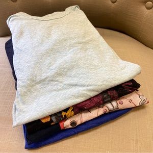 Men’s graphic tee bundle. Four shirts for $15